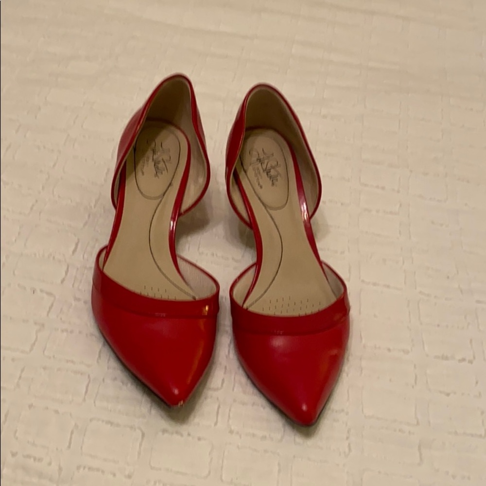 Size 11 red Life Stride heels